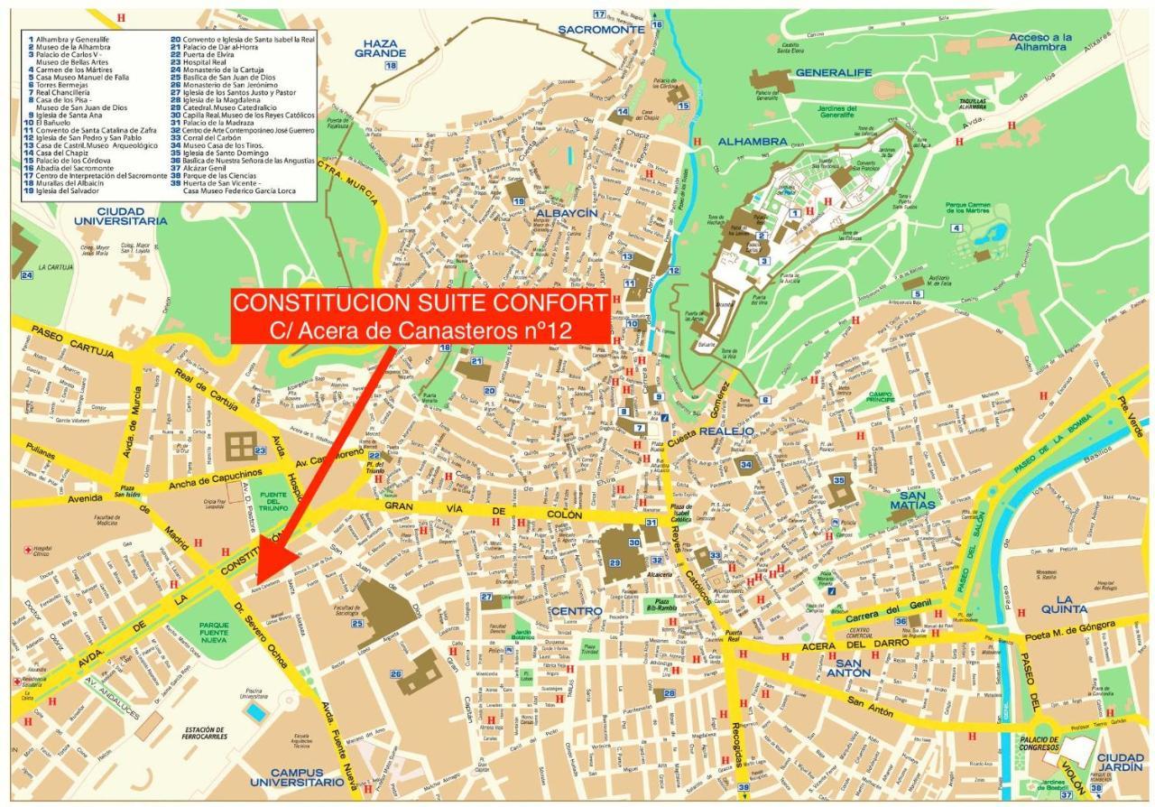 Constitucion Suite Confort D Granada Exteriér fotografie